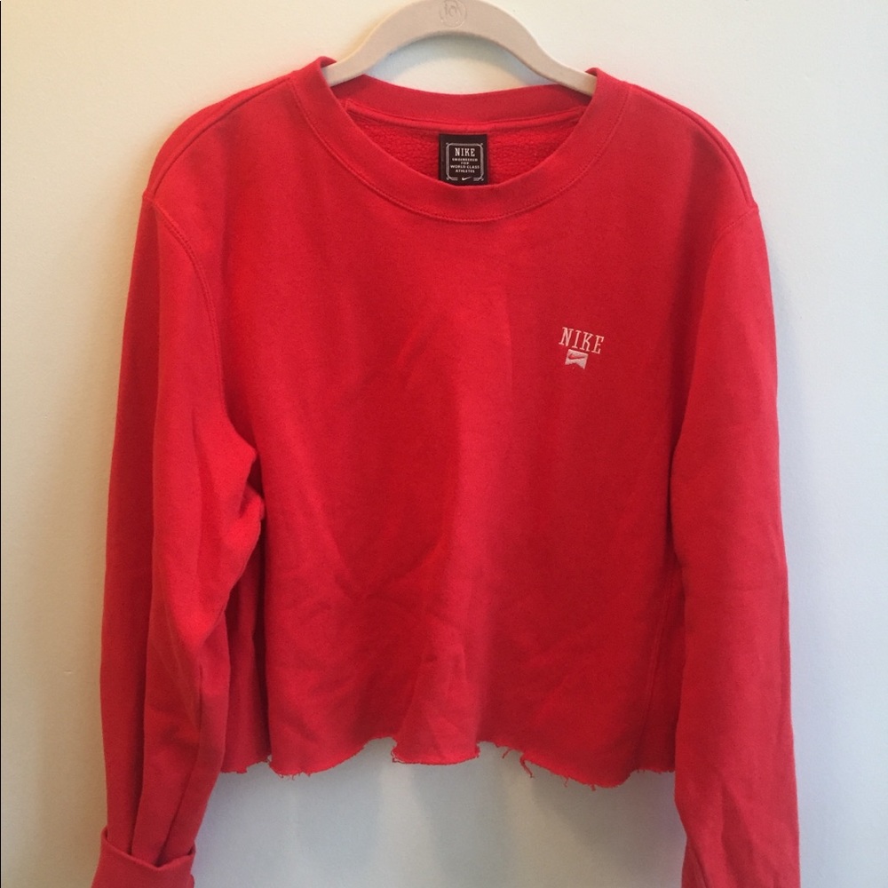 vintage One of a Kind nike cropped hoodie
